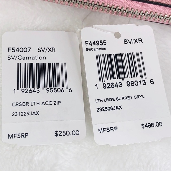 2PCS Coach Large Surrey Carryall Wallet Set - Picture 8 of 8